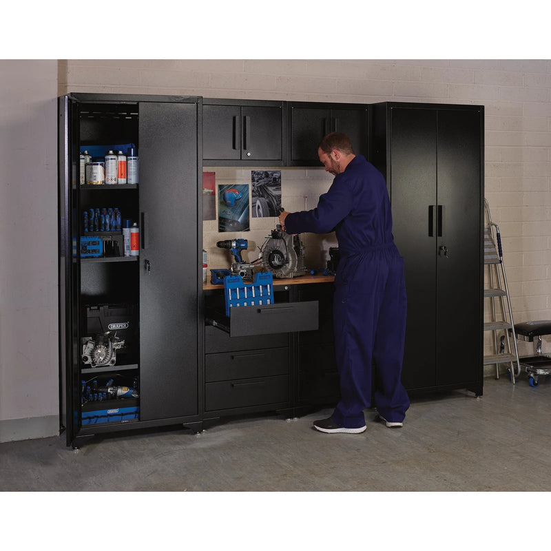Draper Double Garage Workstation Steel Storage Unit MS200