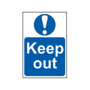 Scan Keep Out - PVC Sign 200 x 300mm - 0255