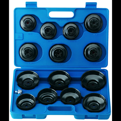 Draper Oil Filter Cup Socket Set 15 Piece 3/8" Drive