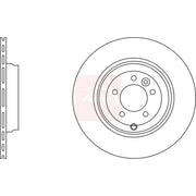 Apec 2 x Vented Rear Brake Discs DSK2819