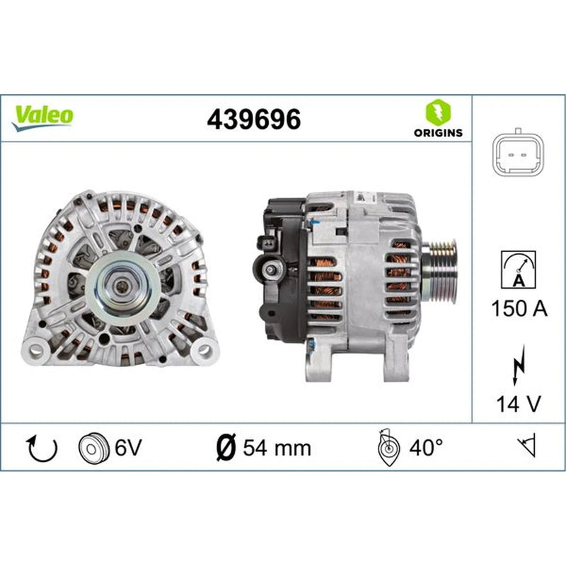 Valeo Car Alternator 12V 439696