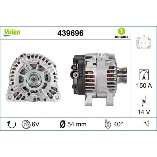 Valeo Car Alternator 12V 439696