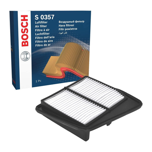 Genuine Bosch Car Air Filter S0357 Fits Honda Accord Ivtec - 2.4 - 08-15 F026400 Bosch  - Town Parts