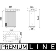 Mahle Intercooler (Charge Air Cooler) CI 642 000P