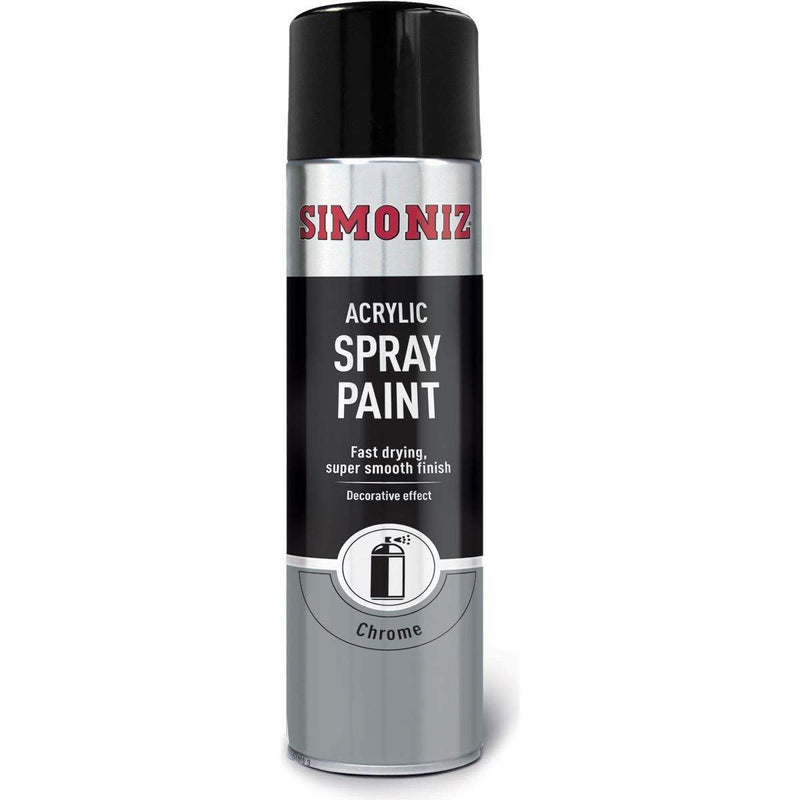 Simoniz Chrome Effect Spray Paint 500ml SIMP20D