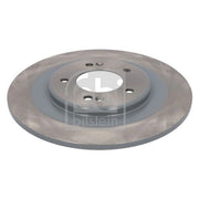 Febi 2 x Solid Rear Brake Discs 108563