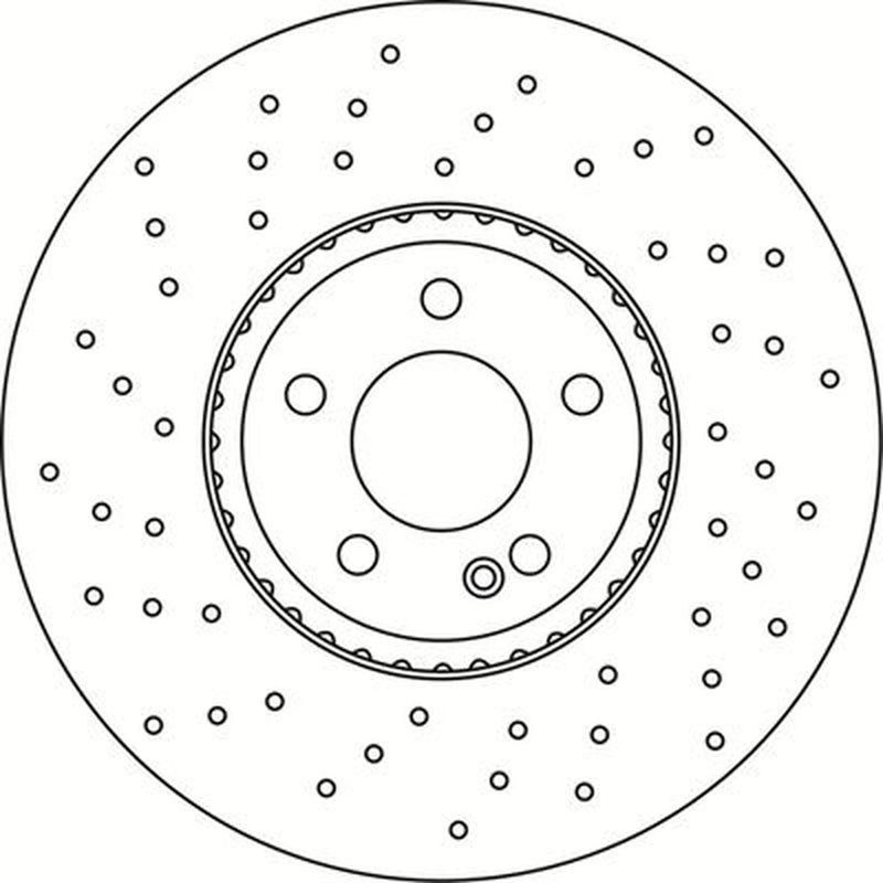 Abtex 2 x Vented Front Brake Discs BD2247V