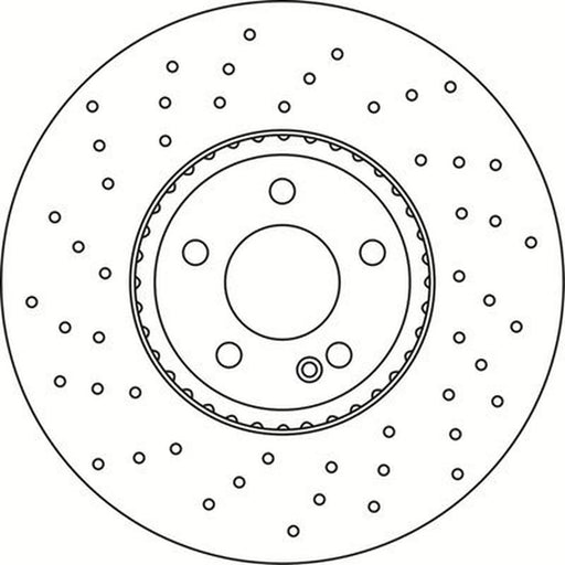 Abtex 2 x Vented Front Brake Discs BD2247V