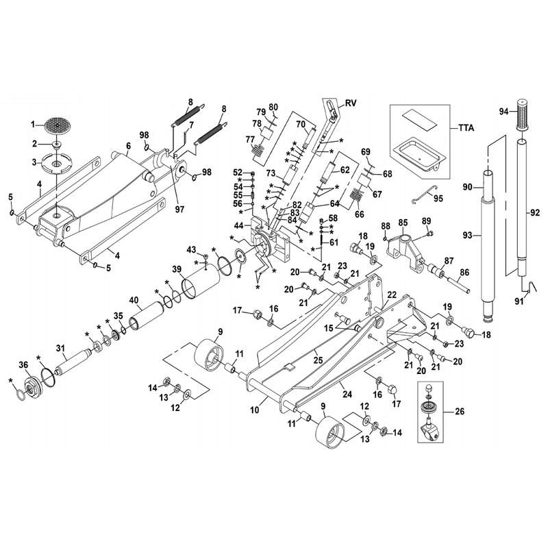 Sealey Tool Tray Assembly
