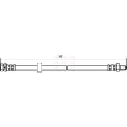 Apec Brake Hydraulic Hose Line Rear HOS3679