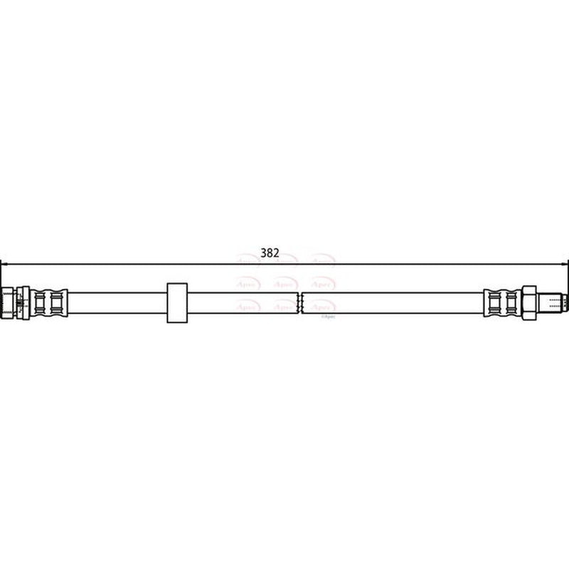 Apec Brake Hydraulic Hose Line Rear HOS3679