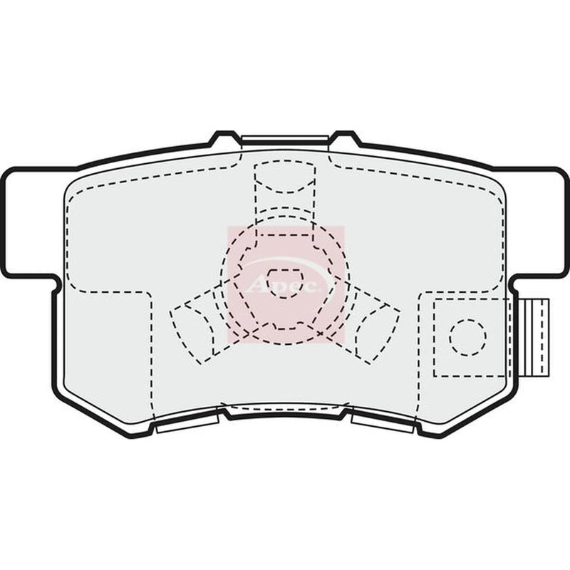 Apec Rear Brake Pad Set PAD1457