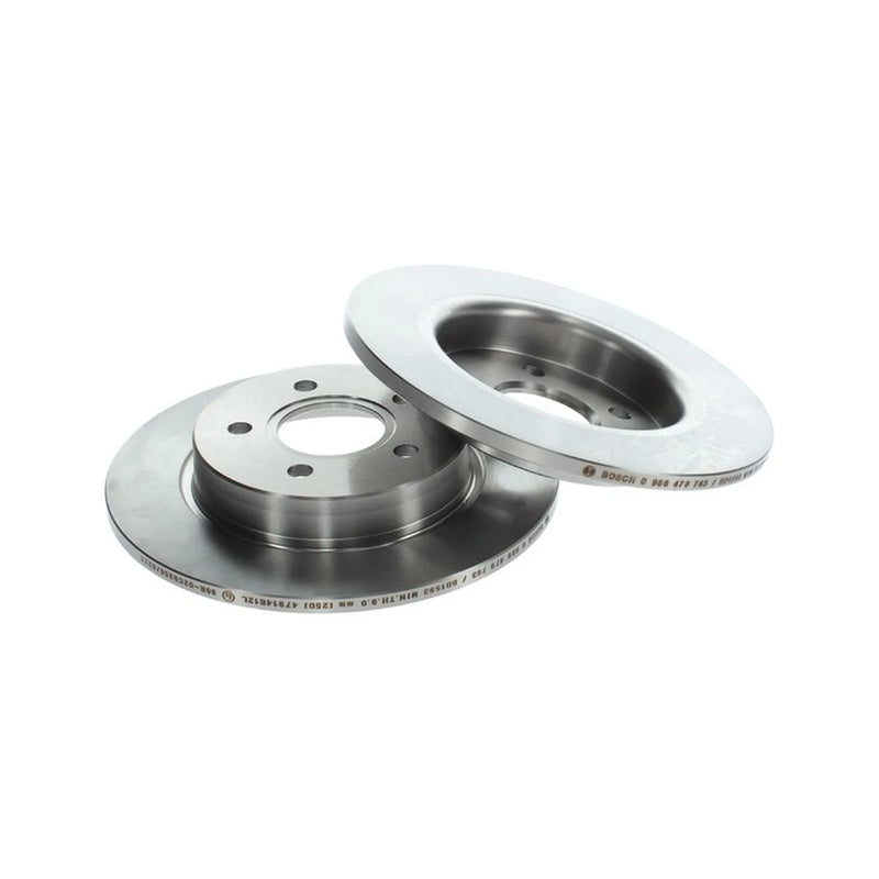 Bosch 2 x Solid Rear Brake Discs 0 986 479 763