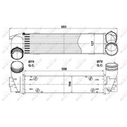 NRF Intercooler (Charge Air Cooler) 30386