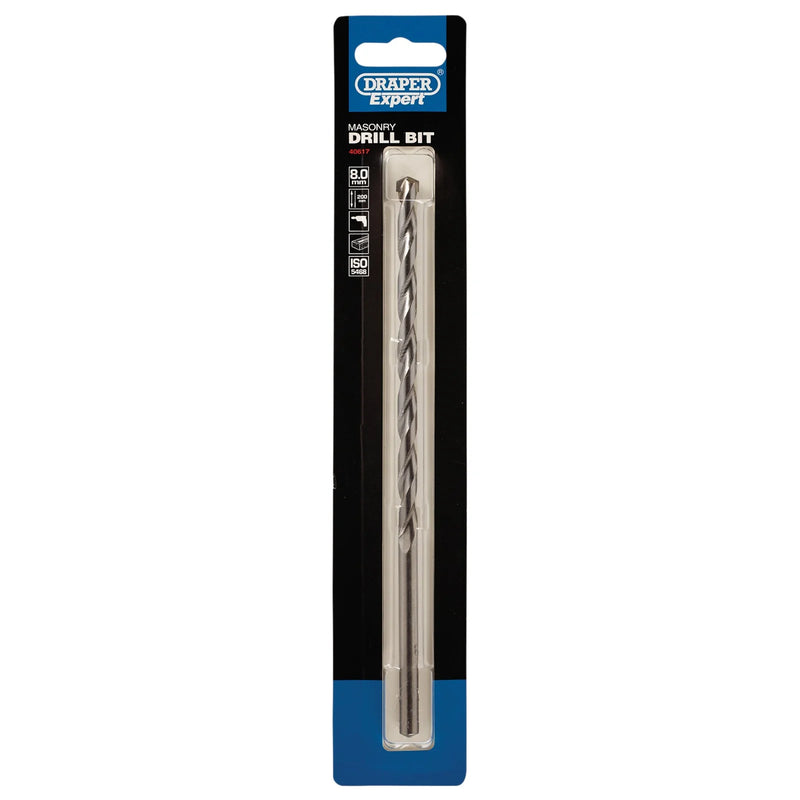 Draper Expert Masonry Drill Bit, 8mm - Multi Length Options