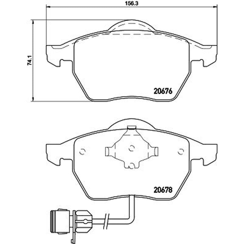 Mintex Front Brake Pad Set MDB1531