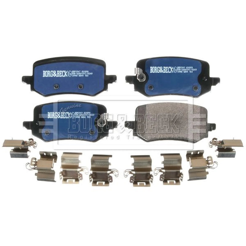 Borg & Beck 4 x Rear Brake Pad Set BBP2947