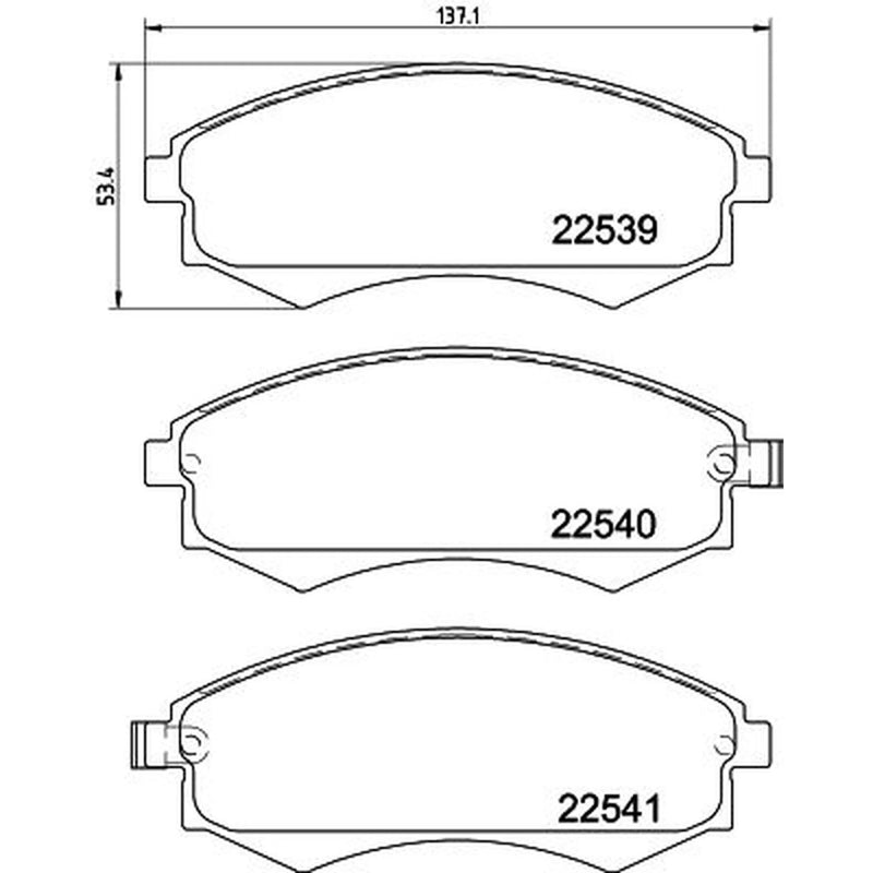 Mintex Brake Pad Set MDB3969