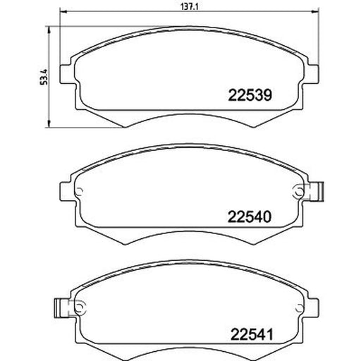 Mintex Brake Pad Set MDB3969