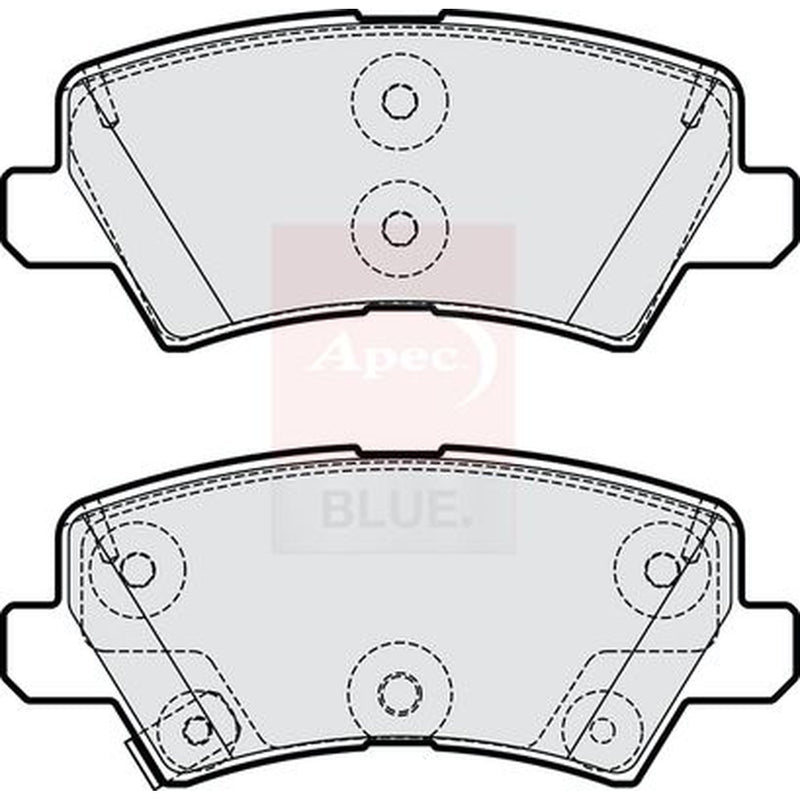 Apec Rear Brake Pad Set PD4301