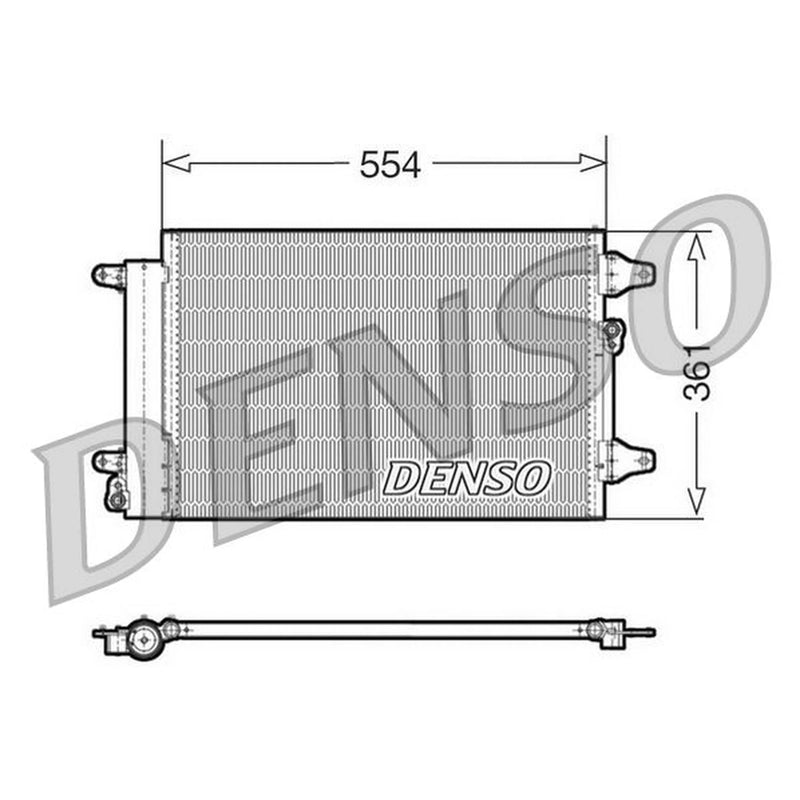 Denso Air Conditioning Condenser DCN32015