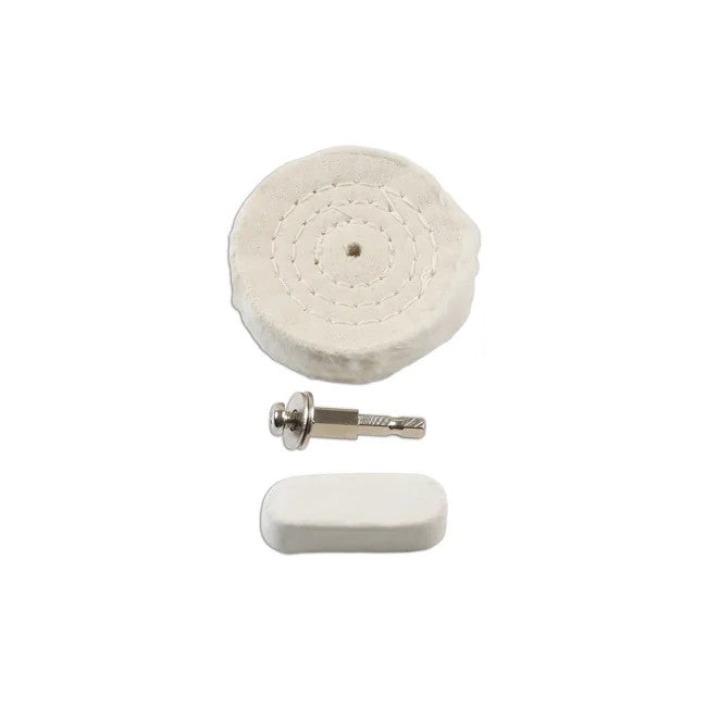 Laser Tools Soft Metal Compound and Buffing Wheel Set - PL
