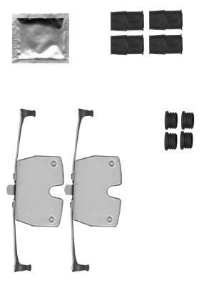 MINTEX MBA1851 Brake Caliper Accessory Kit Front Fits BMW 5 Series 6 Series MINTEX - Town Parts
