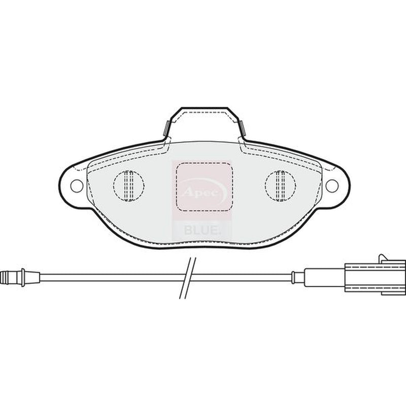 Apec Front Brake Pad Set PD3141