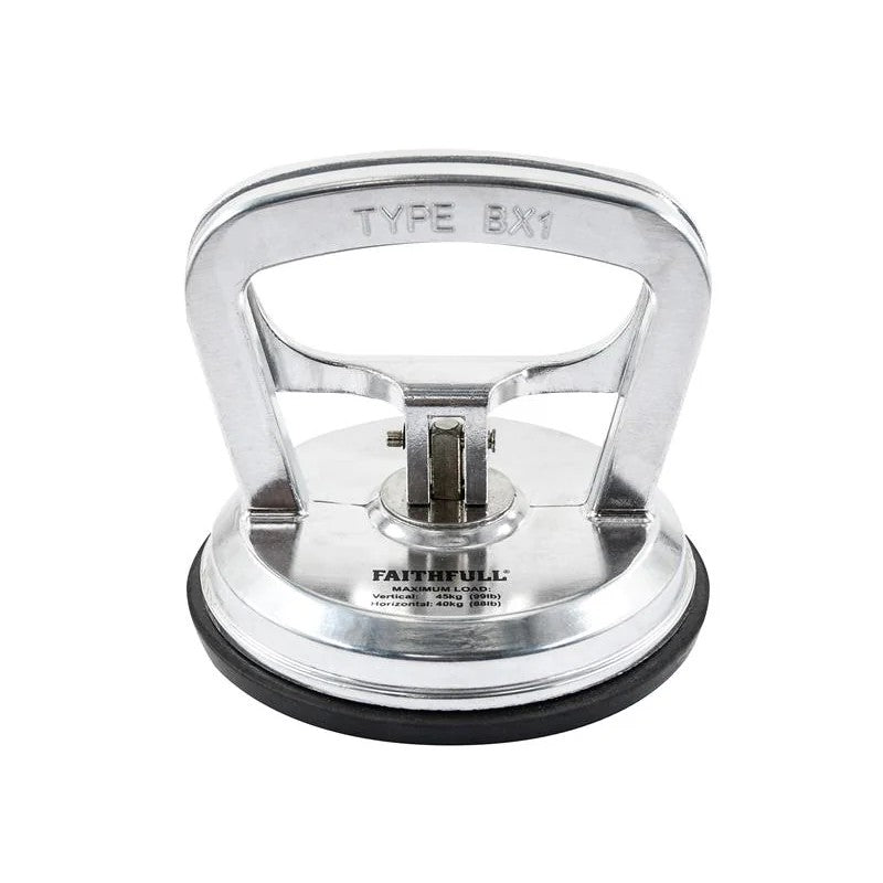 Faithfull Single Pad Aluminium Pro Suction Lifter - FAISUCPAD1P