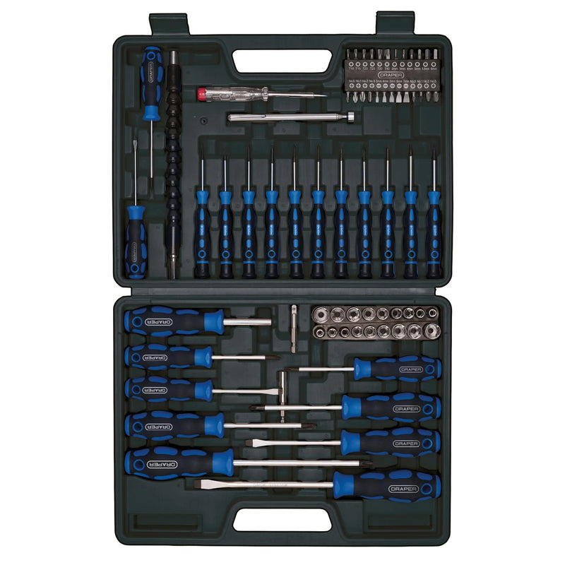 Draper Screwdriver Bit Set 70 Piece with Socket