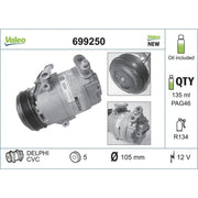 Valeo Air Conditioning Compressor 699250