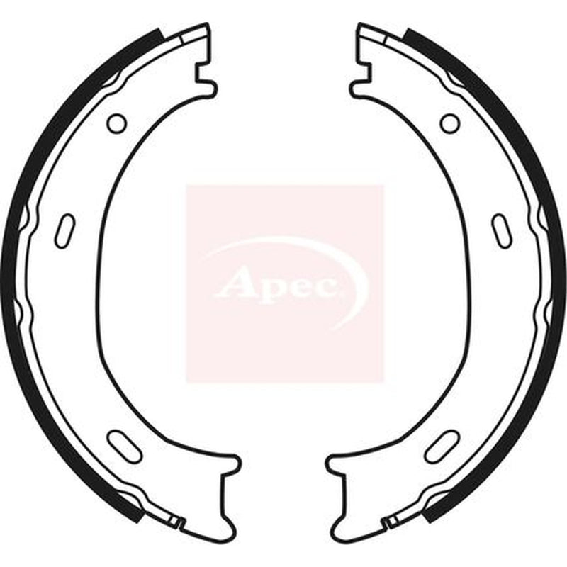 Apec Parking Brake Shoe Set SHU617