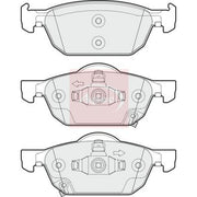 Apec Front Brake Pad Set PAD1692