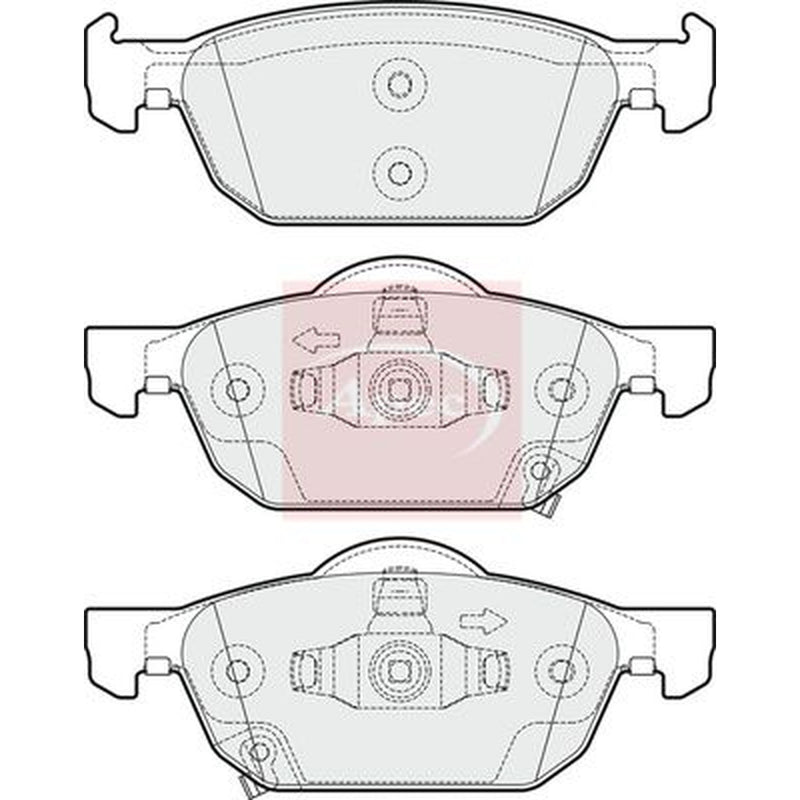 Apec Front Brake Pad Set PAD1692