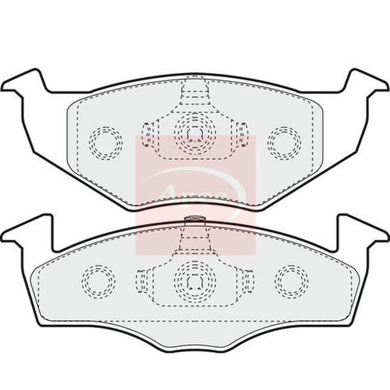 Apec Front Brake Pad Set PAD933