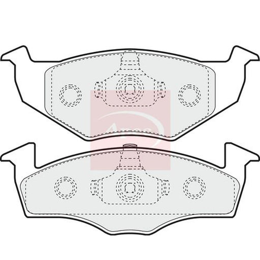 Apec Front Brake Pad Set PAD933