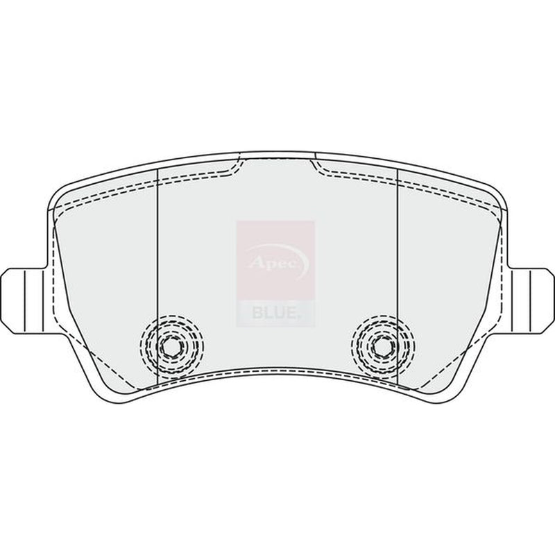 Apec Rear Brake Pad Set PD3353