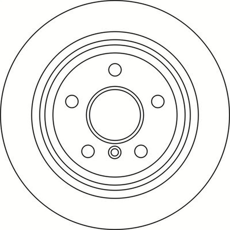 Abtex 2 x Vented Rear Brake Discs BD2149V