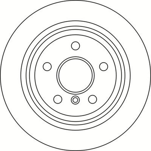 Abtex 2 x Vented Rear Brake Discs BD2149V
