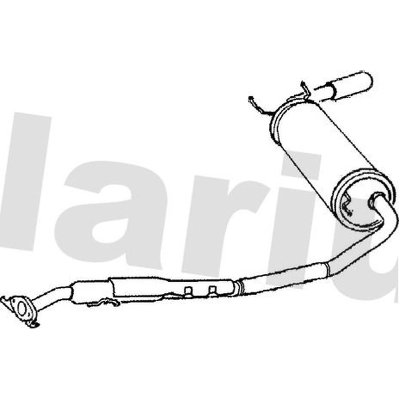 Klarius Box With Tail Pipe Rear MA265H