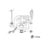 Febi Control/Trailing Arm Lower 177836