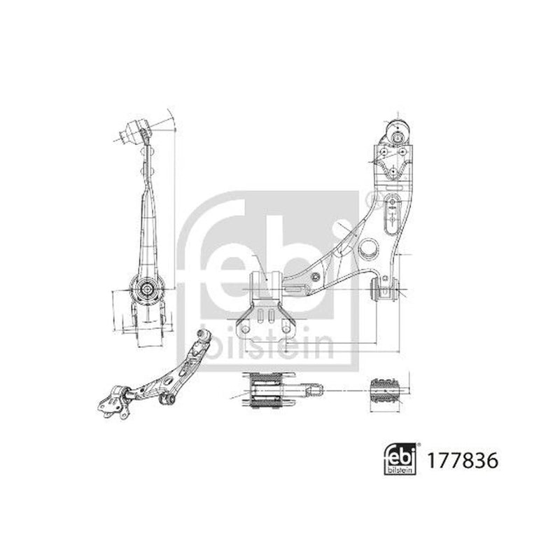 Febi Control/Trailing Arm Lower 177836