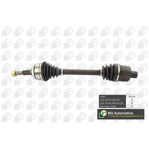BGA CV Drive Shaft Driveshaft Front Right DS9527R
