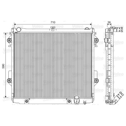 Valeo Engine Radiator 701552