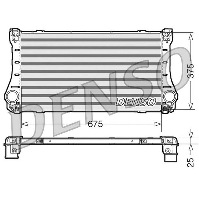 Denso Intercooler (Charge Air Cooler) DIT50005