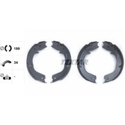 Textar Parking Brake Shoe Set 91066000