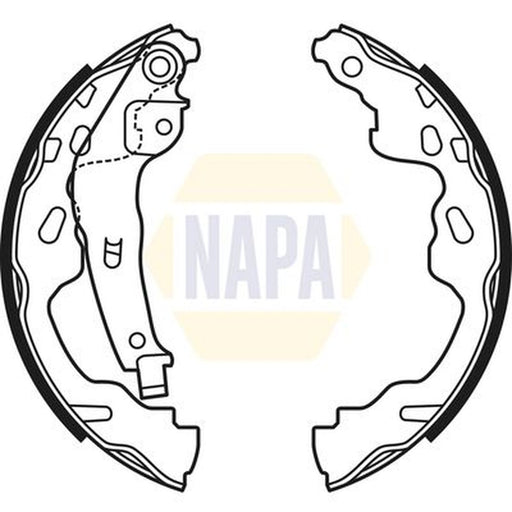 NAPA Brake Shoe Set Axle Kit NBS1054