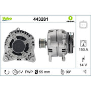 Valeo Car Alternator 12V 443281