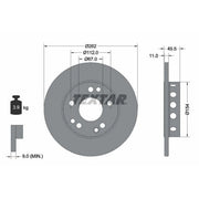 Textar Front Brake Discs 92027403