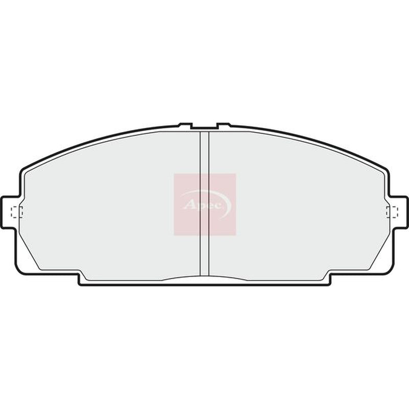 Apec Front Brake Pad Set PAD835